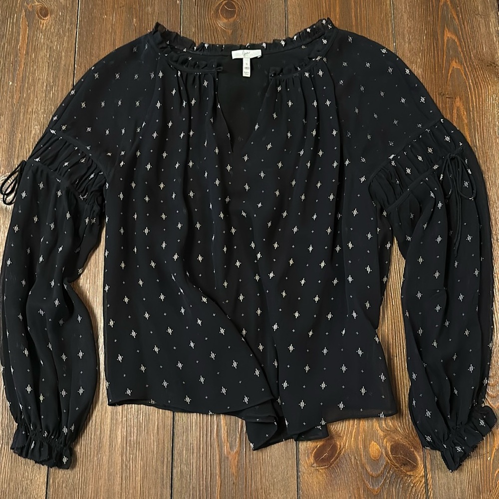 Joie Popover Blouse EUC Size Small